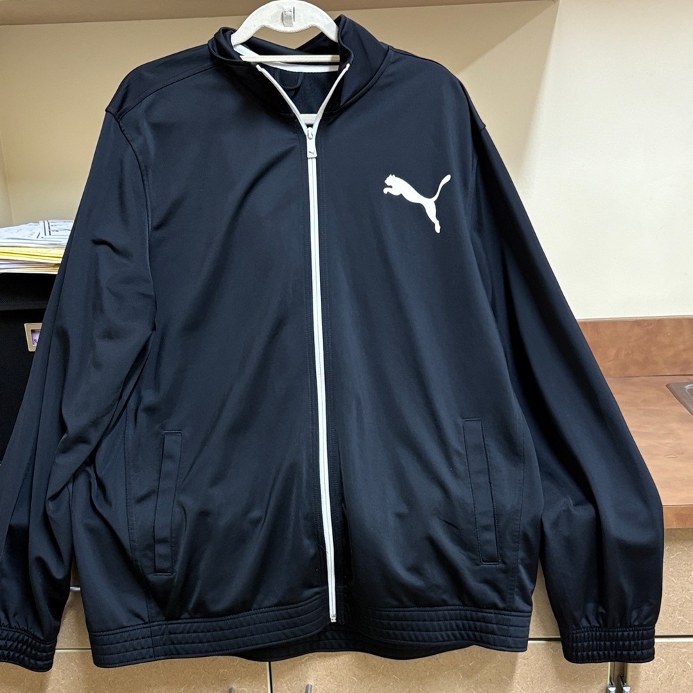 Puma Sport Life‎ Style Jogger Zip Up Jacket Sz XXL